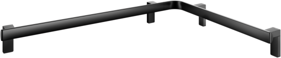 Keuco Axess Dusch-/Wannenhandlauf 35011378602 schwarz matt, 850 x 650 mm