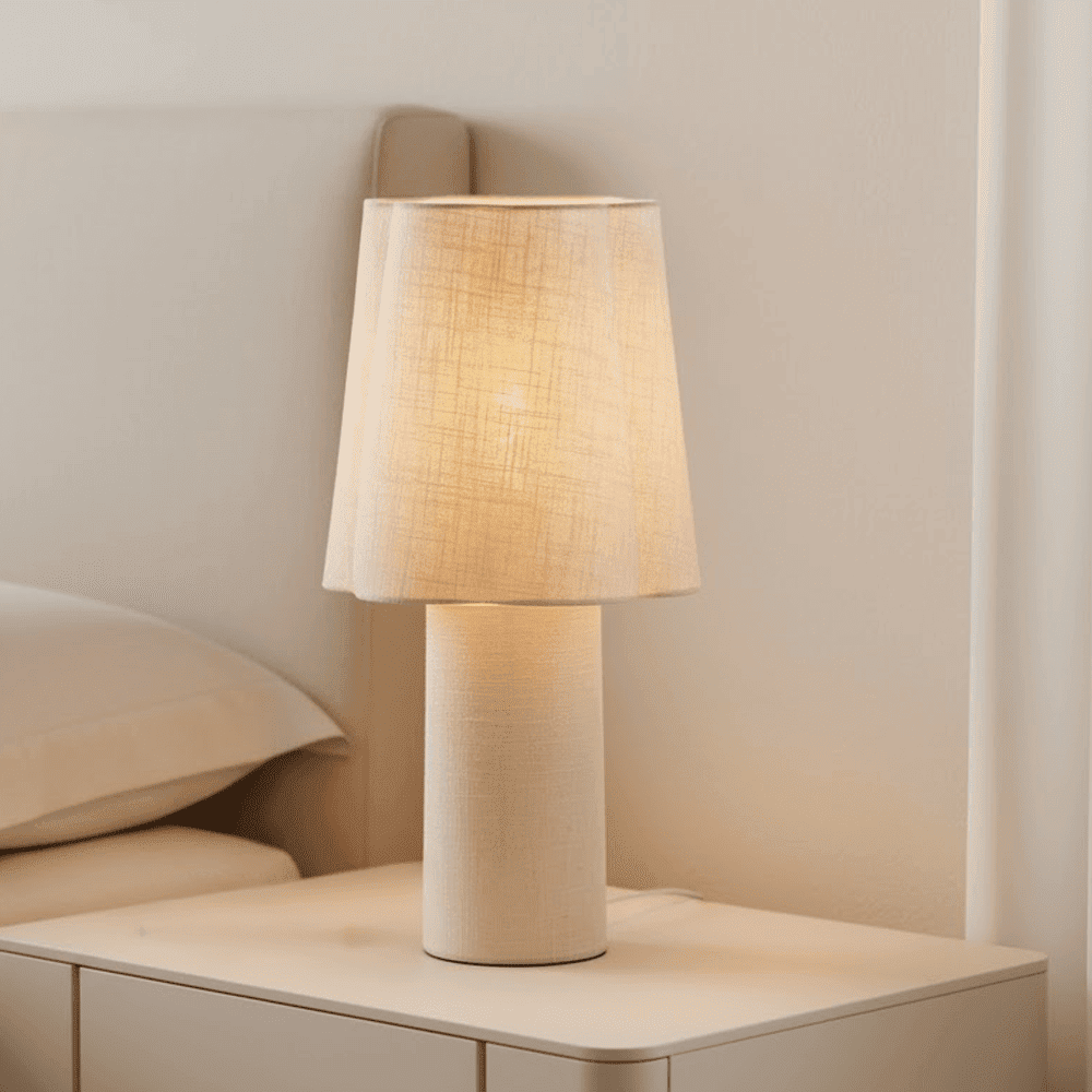 Somerset Neutral Linen Table Lamp