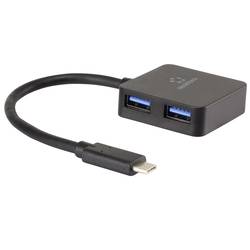 Renkforce RF-3754006 USB-Hub 4 Port USB-A USB 3.0 5 GBit/s Schwarz