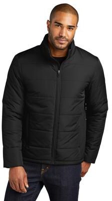 Port Authority J852 Puffer Jacket in Deep Black size 2XL   Polyester
