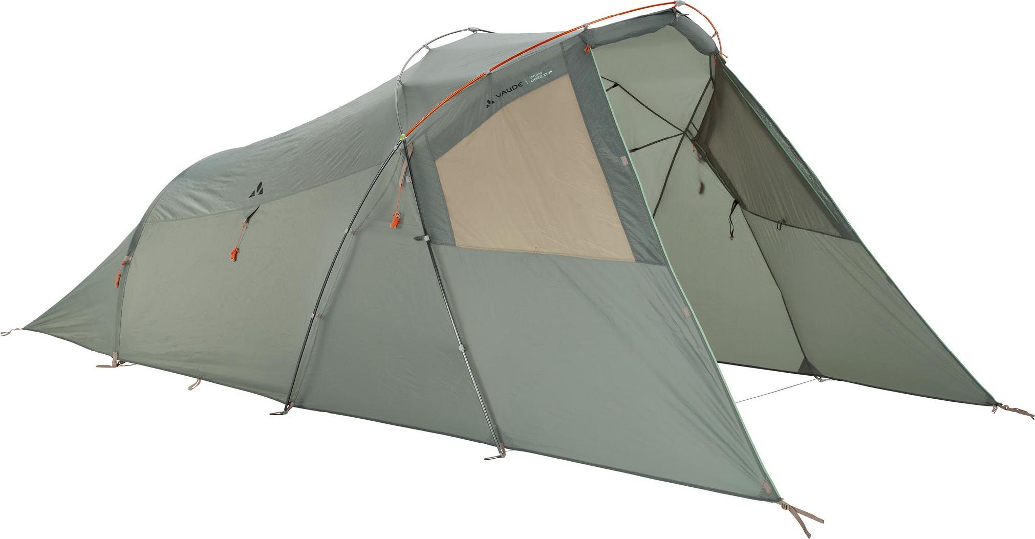 VAUDE Allround Chapel XT, 3 Person(en), Belüftung, Wetterfestigkeit, Agave