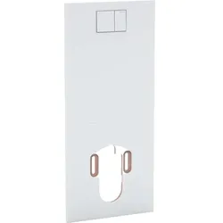 Geberit Designplatte für Geberit AquaClean WC-Komplettanlage, Sela/Mera weiß-alp...