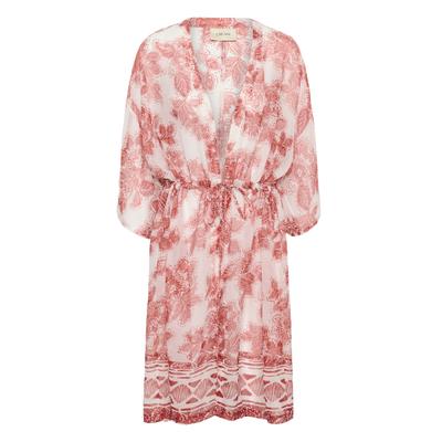 Blusenkimono CREAM "Damen Kimono CRJessica", Damen, rot (brandy flower), Obermaterial: 100% Polyester PES., Blusen