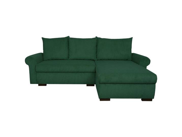 ECKSCHLAFSOFA Vasco, Dunkelgrün LF: 233x168