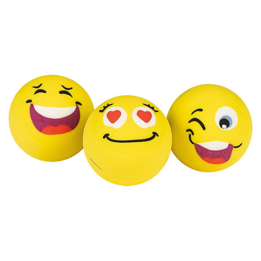 Wedo Radierer Smile Face 3ST gelb (5994199)