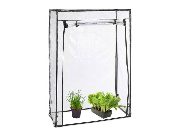 Relaxdays Serre de jardin avec bâche en PVC