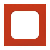 Abdeckrahmen, Abdeckung rot, Retail