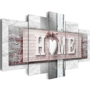 Artgeist Wandbild Home, Leinwand, mehrteilig, 200 x 100 cm