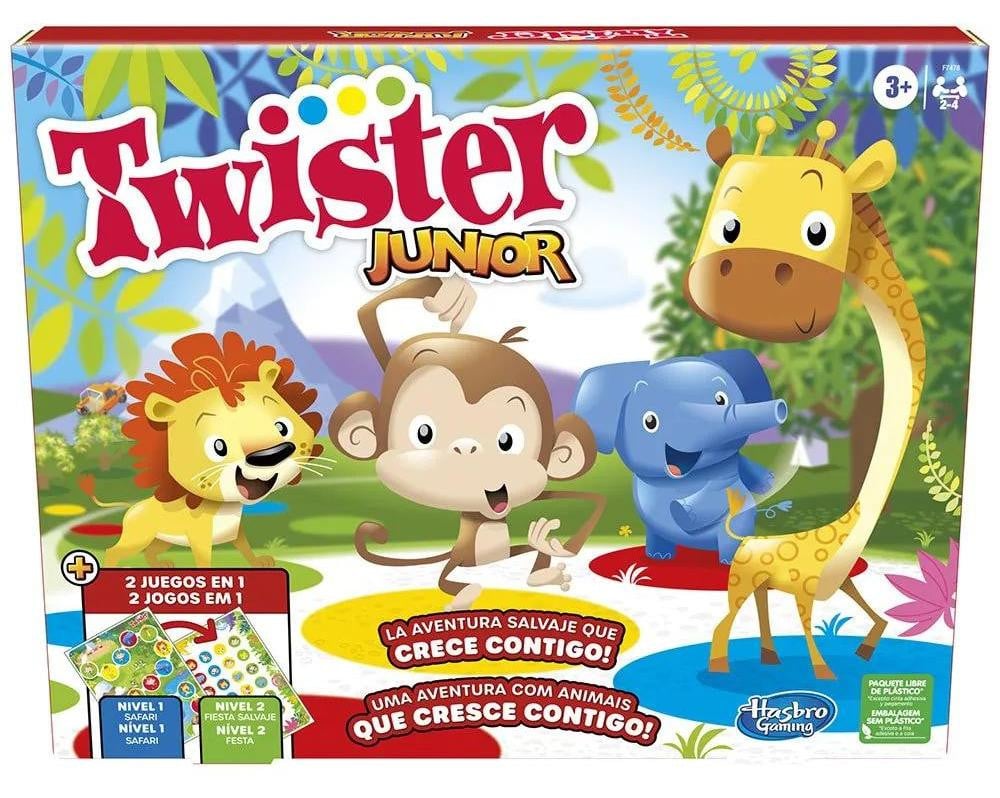 Hasbro Gaming Twister Junior spel voor kinderen vanaf 3 jaar