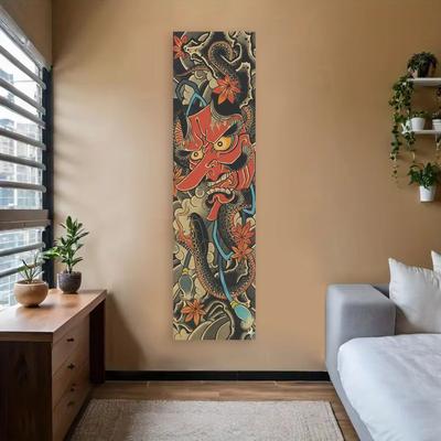 Inspired Finds Japanese Wave Red Sun Wall Tapestry Ukiyo e Aesthetic Room Decor japanese Sunset Seascape