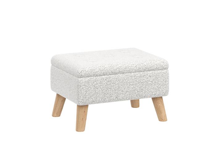 Hocker Teddy CALW mit Stauraum weiss
