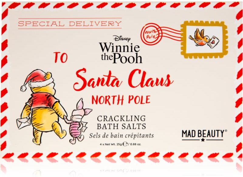 Mad Beauty Winnie The Pooh Festive sel de bain 4x25 g