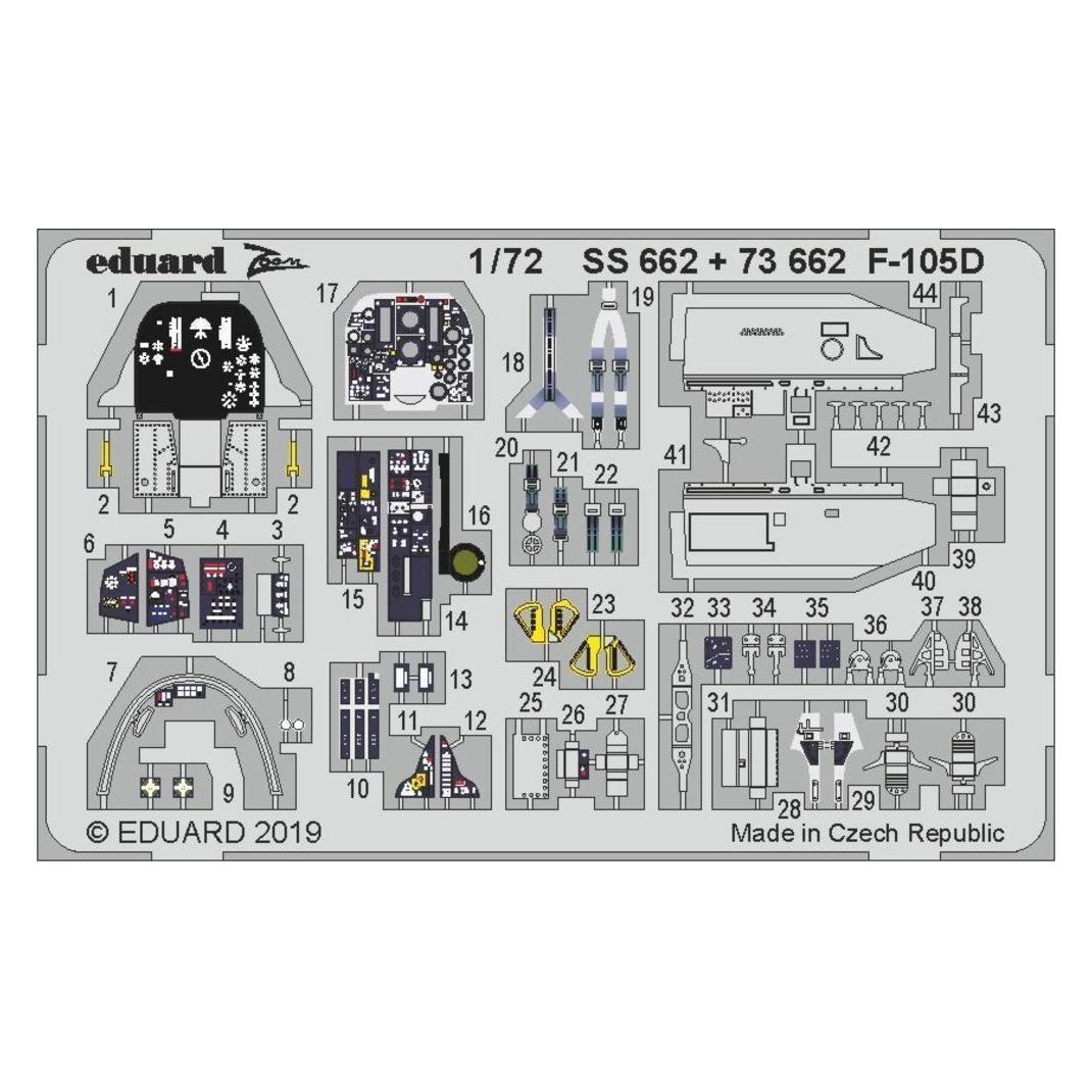 Eduard F-105D for Trumpeter (SS662)