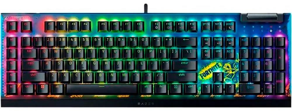 Razer Blackwidow V4 X Fortnite-editie mechanisch gamingtoetsenbord
