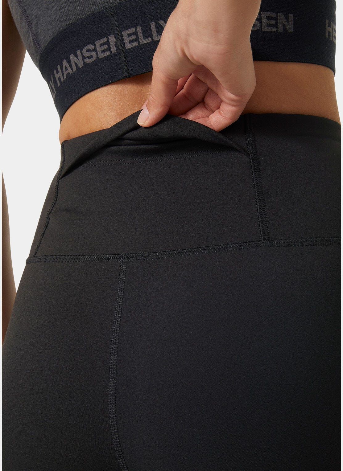 Helly Hansen Women's Roam Short Trail Tights - Black/Ebony - XS