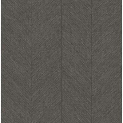 A-Street Prints Kallam Espresso Chevron Wallpaper