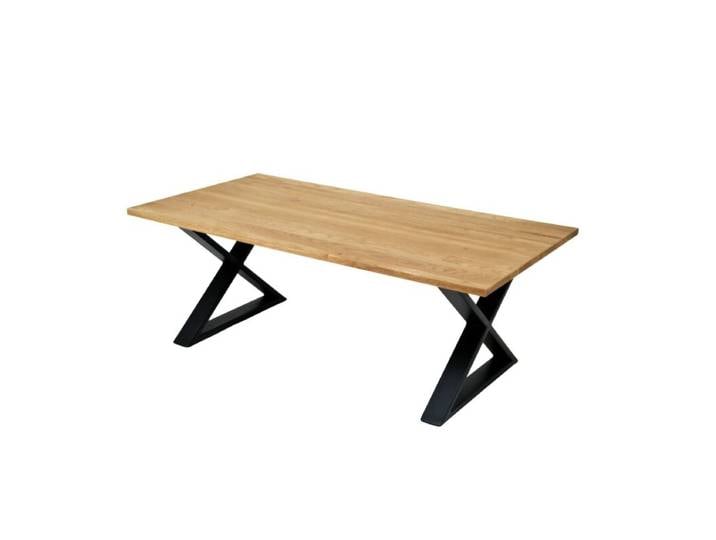 Trendstore Cerrin Couchtisch mit Tischplatte aus massiver Eiche Industrial, Modern, Natur