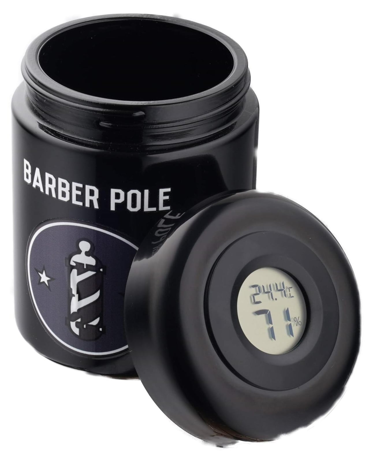 Dripio Voorraadpot van zwart borosilicaatglas met UV-bescherming en luchtdichte afsluiting, 250 ml