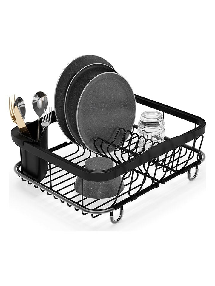 umbra Abtropfgestell ''Sinkin'' in Schwarz - (B)36 x (H)14 x (T)28 cm - onesize