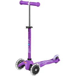 micro Scooter mini deluxe LED, lila