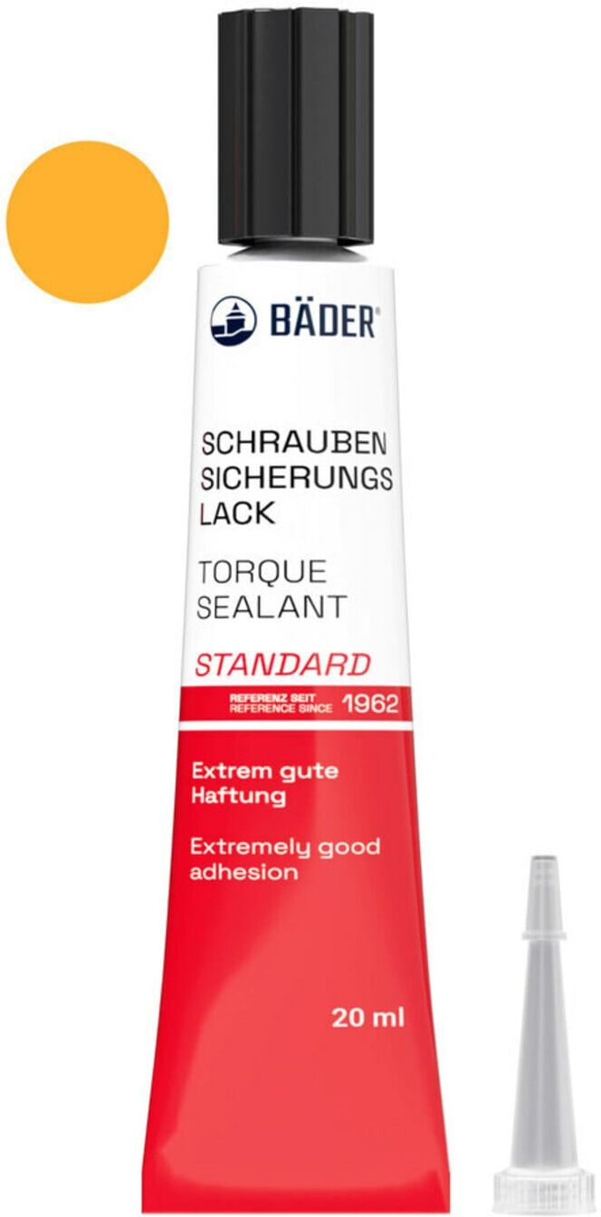 Bäder Schraubensicherungslack Standard 20 ml Tube orange ; baeder (12200)