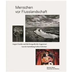 Menschen vor Flusslandschaft, Sachbücher von August Sander