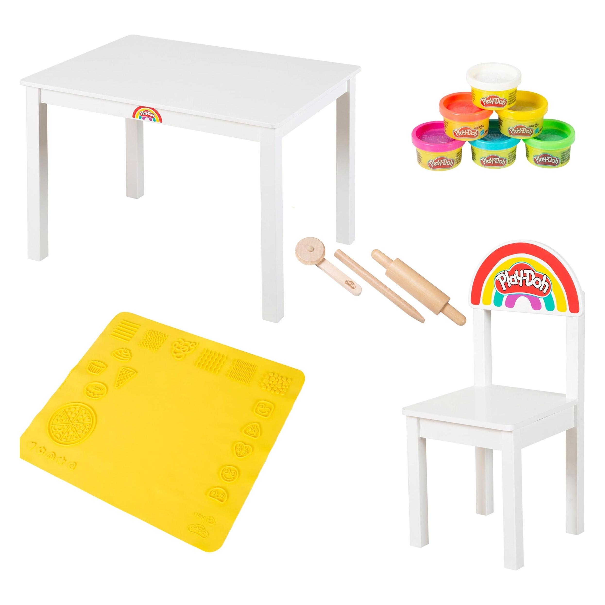 Roba Sitzgruppen-Set " x Play-Doh" PlayDoh (Kinderstuhl, Kindertisch) (450016PD1ZU)