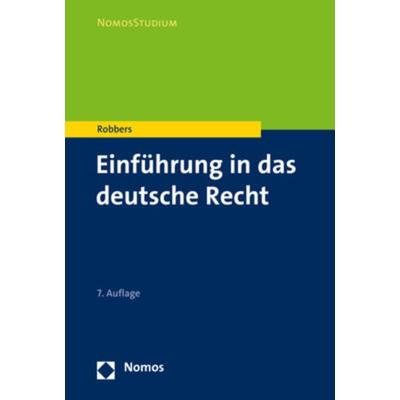 Einführung in das deutsche Recht, Taschenbuch von Gerhard Robbers, Nomos
