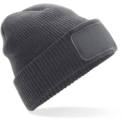 Beechfield Unisex Thinsulate Patch Beanie B440 graphite grey one size