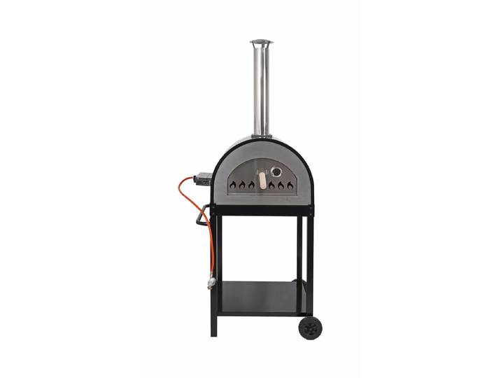BBQ Dragon Pizzaofen Classic All in One – Holzkohlegrill/Kohlegrill – schwarz