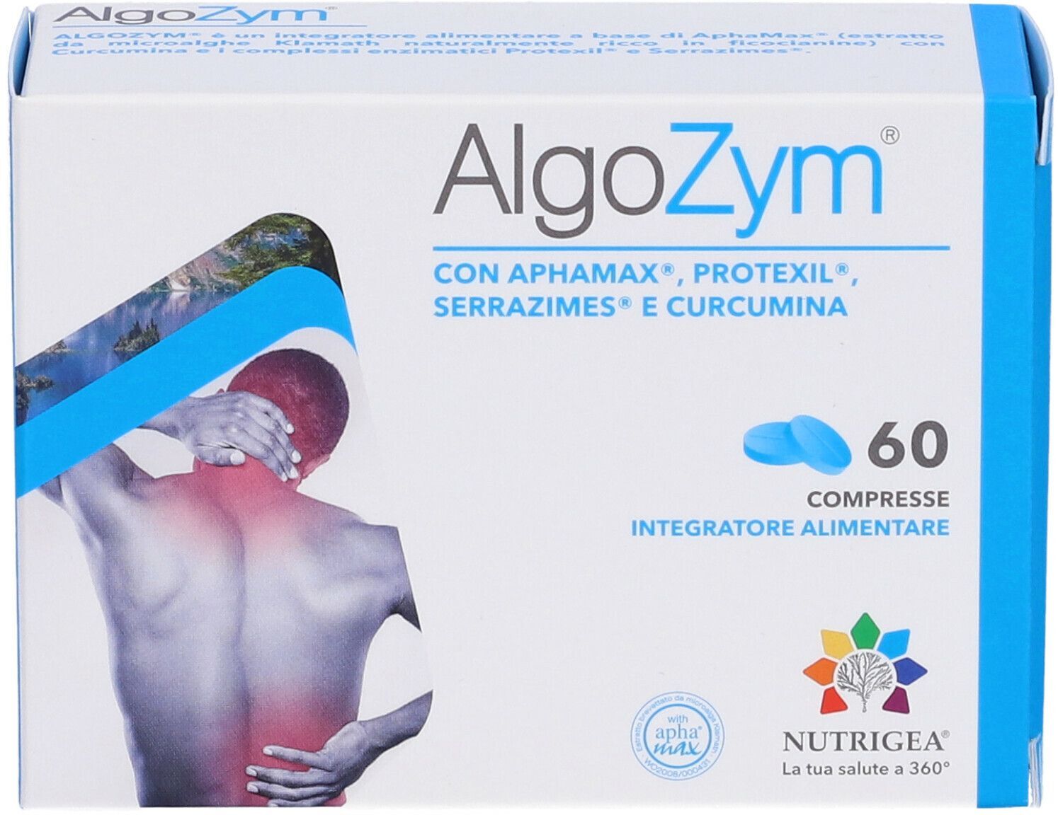 NUTRIGEA Srl Nutrigea, Algozym, 60 Compresse