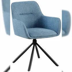 CLP Stuhl Tipton Stoff blau