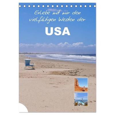 Erlebe mit mir den vielfältigen Westen der USA (Tischkalender 2027 DIN A5 hoch), CALVENDO Monatskalender