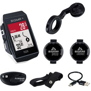 Sigma Fahrradcomputer ROX 11.1 Evo GPS, 01035, kabellos, mit GPS, mit Herz- & Trittfrequenzsensor