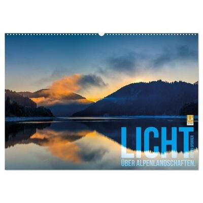 Licht über Alpenlandschaften (Wandkalender 2027 DIN A2 quer), CALVENDO Monatskalender