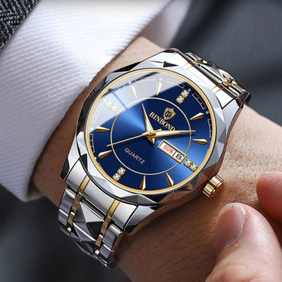 Drop Dash Deals Luxury Watch For Men Stainless Steel Luminous Business Wristwatch Luxury Watch For Men Stainless Steel Luminous Business Wristwatch
