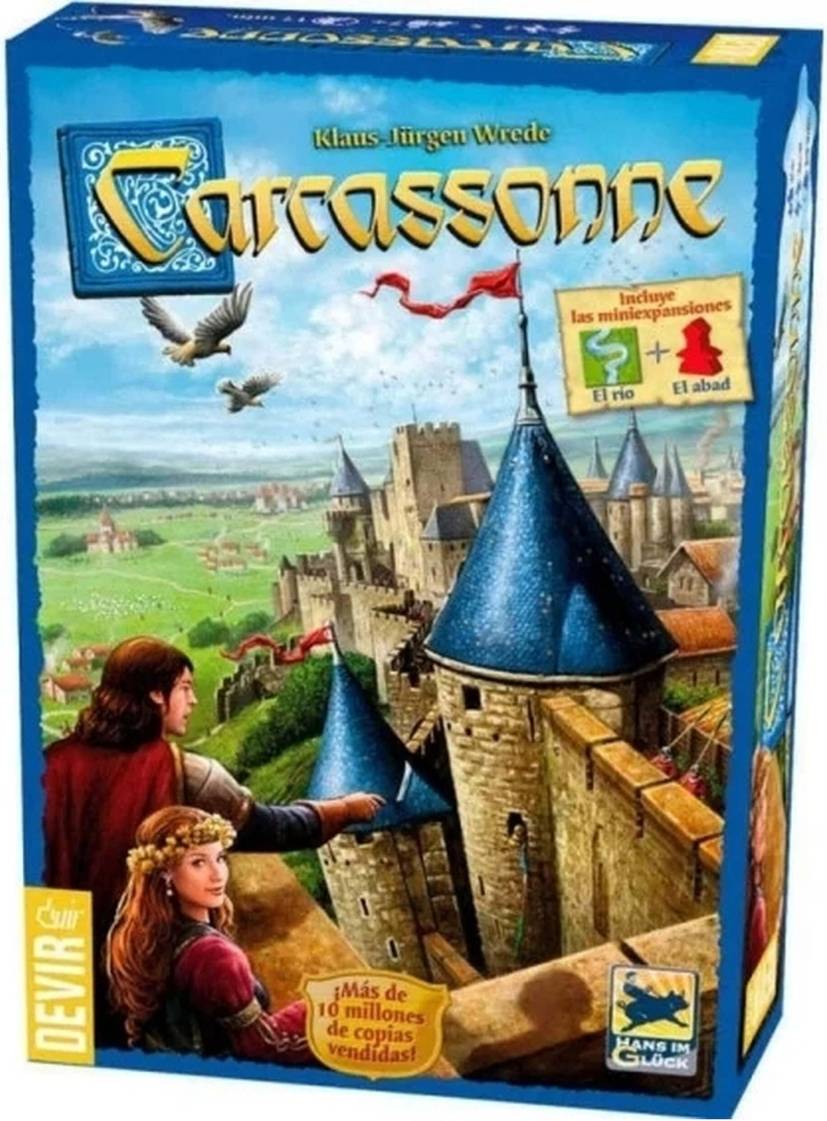 Tischspiel Carcassonne Engels DEVIR