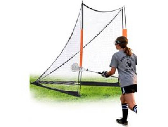 VEVOR Lacrosse Doel, Lacrosse Net van 1,80 x 1,80 m, Draagbaar Lacrosse Doel met Draagtas, Glasvezelpaal, Lacrosse Trainingsmateriaal voor in de achtertuin, Eenvoudig te monteren College Doel, Perfect voor Training
