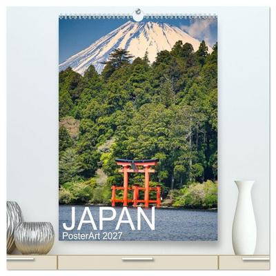 Japan PosterArt (hochwertiger Premium Wandkalender 2027 DIN A2 hoch), Kunstdruck in Hochglanz