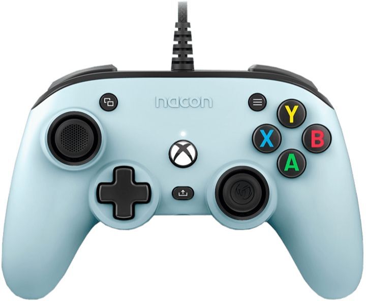 Nacon Pro Compact Wired Controller-Pastel Blue (Xbox Series X) Nieuw