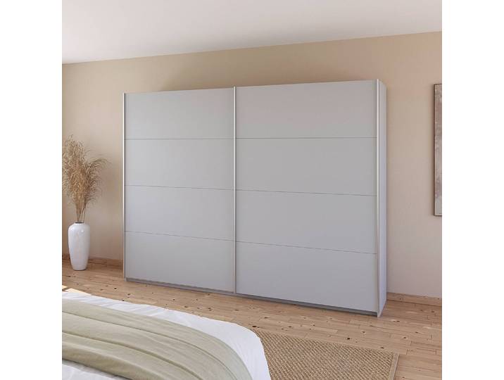 Armoire - Uni 271cm Gris/Gris soie