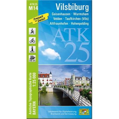 ATK25-M14 Vilsbiburg (Amtliche Topographische Karte 1:25000), Sonstige von , Landesamt für Digitalisierung, Breitband und Vermessung, Bayern,