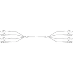 EFB O8303.1ADQ A-DQ(ZN) B2Y OM2 50/125μm LC/LC 4G 1,0m O83031ADQ
