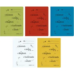 herlitz Schnellhefter Karton Grundschule VE=40x5 Stück farbig sortiert