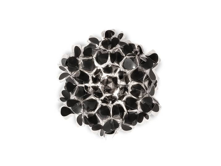 Clizia Decken-/Wandleuchte Mama Non Mama Mini Black - Slamp Clizia Mama Non Mama - Wohnzimmer - Design - Kunststoff - Rund