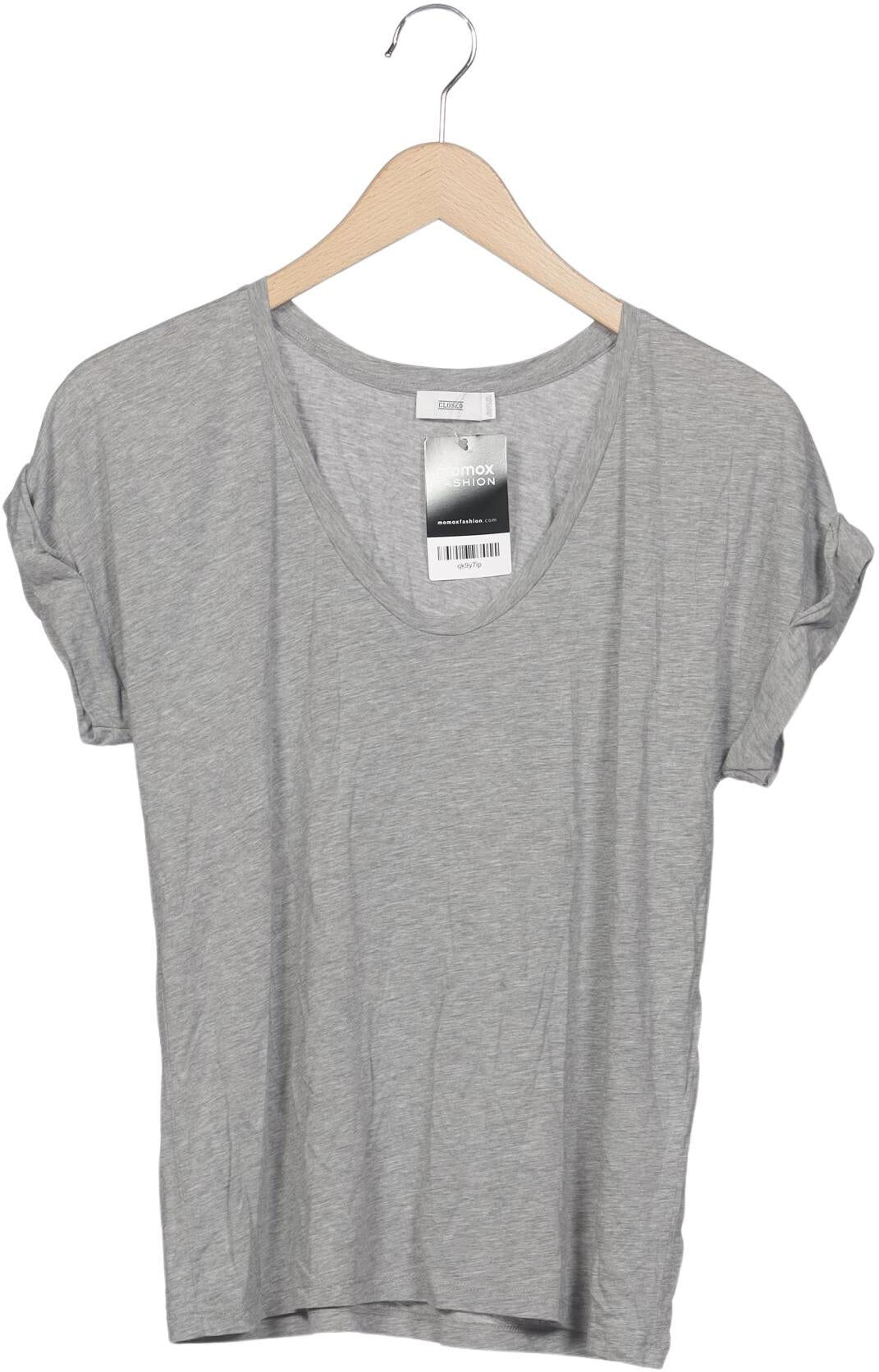 Closed Damen T-Shirt, Grau, Gr. L, Lyocell / Baumwolle - Second Hand
