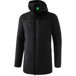 ERIMA Herren Squad Winterjacke, Größe XXL in Schwarz Schwarz