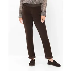 Raphaela by Brax Damen Cordhose Style PAMINA MARRONE, dunkelbraun, Gr. 50