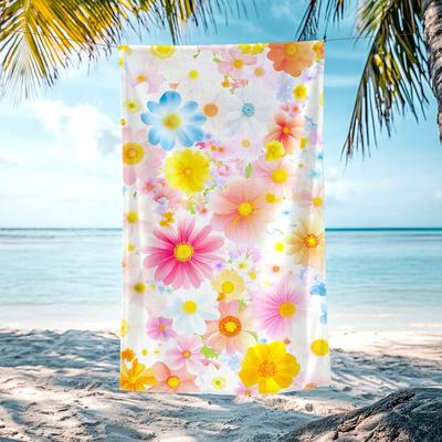 JML "Floral Beach Towel Quick Dry Swimming Pool Towel 30""x60"""