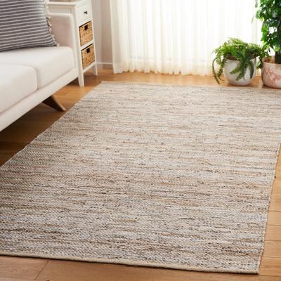 SAFAVIEH Handmade Vintage Boho Leather Kima Modern Stripe Leather Rug